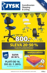 Jysk Nabídka týdne od 16.7.2015