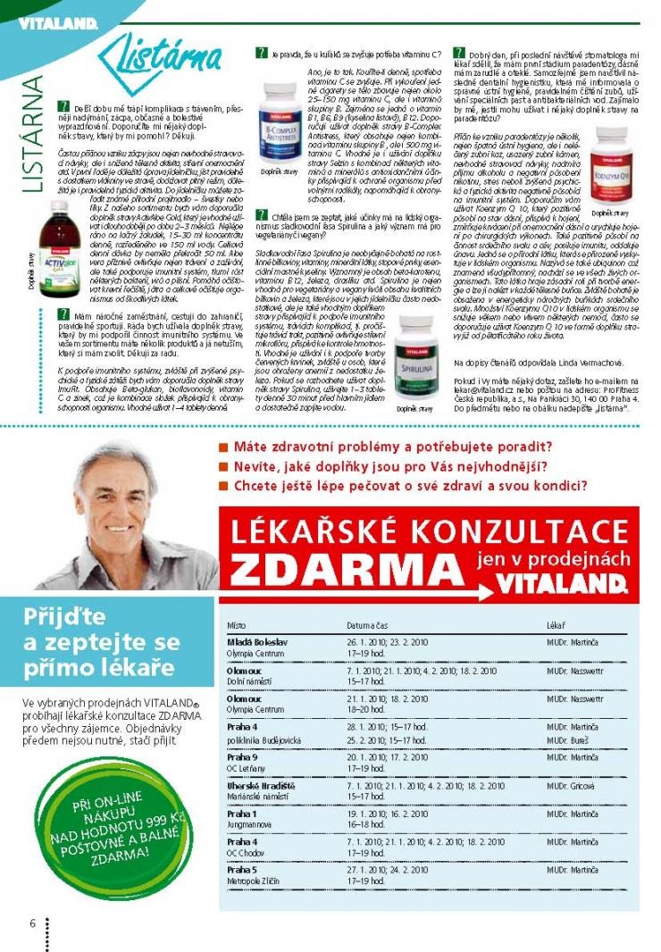 leták Vitaland strana 1 leták Vitaland strana 1