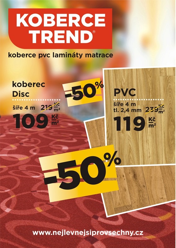 leták Trend koberce strana 1 leták Trend koberce strana 1