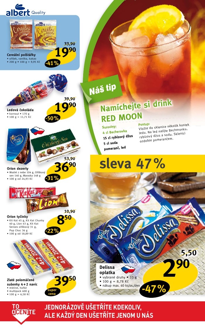 leták Albert strana 1 leták Albert strana 1