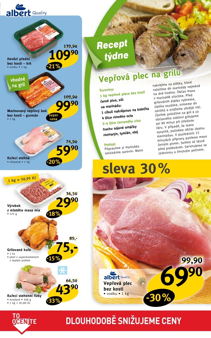 leták Albert strana 1 leták Albert strana 1