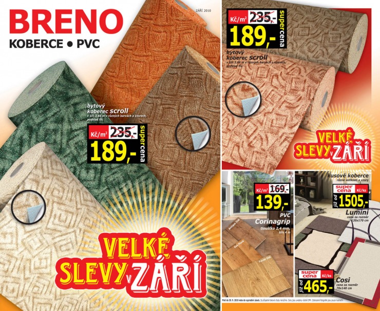 leták Breno koberce strana 1 leták Breno koberce strana 1