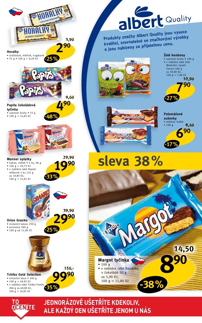leták Albert strana 1 leták Albert strana 1
