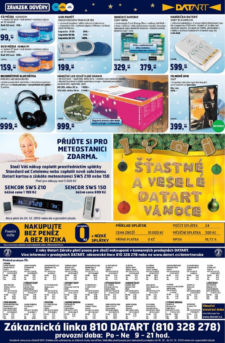 leták Datart strana 1 leták Datart strana 1