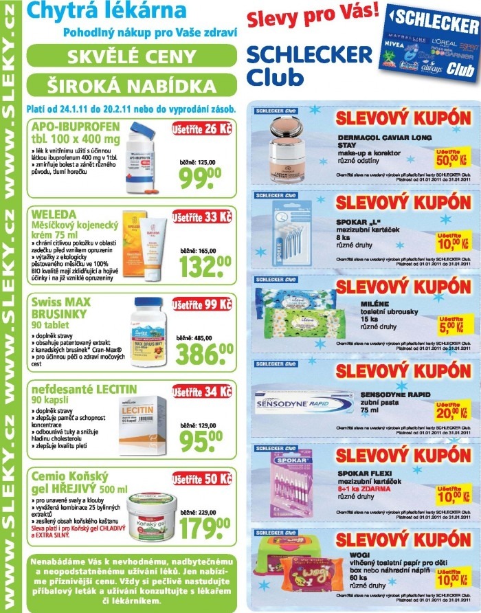 leták Schlecker leták strana 1 leták Schlecker leták strana 1