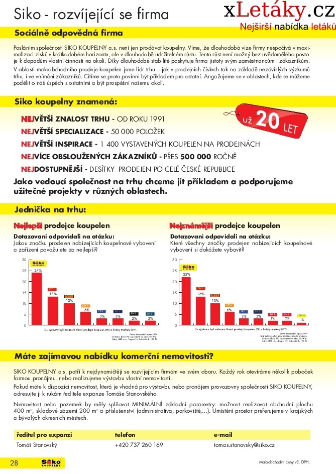 leták Siko koupelny leták - 1.část strana 1 leták Siko koupelny leták - 1.část strana 1