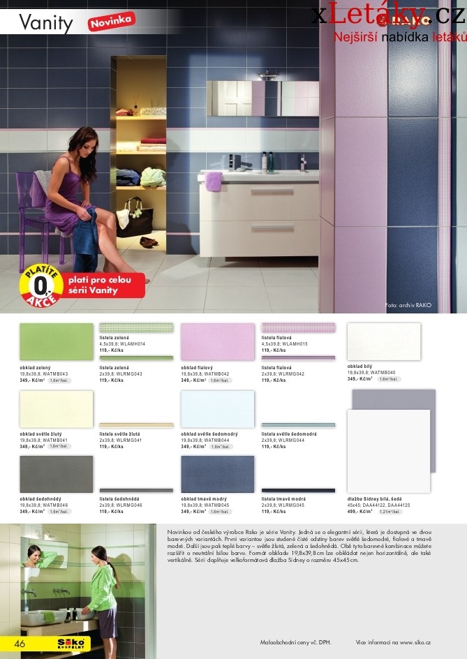leták Siko koupelny leták - 1.část  strana 1 leták Siko koupelny leták - 1.část strana 1