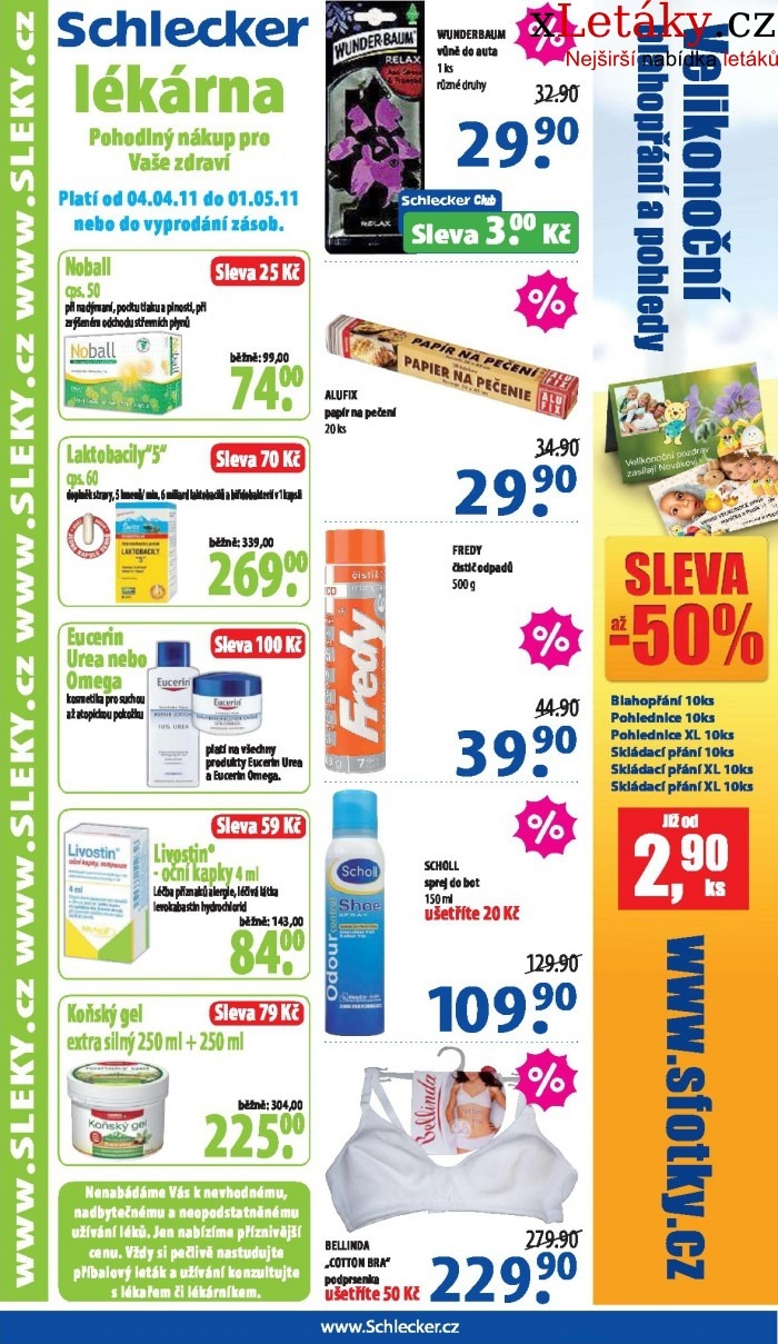 leták Schlecker akční leták strana 1 leták Schlecker akční leták strana 1