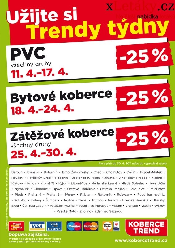 leták Trend koberce leták strana 1 leták Trend koberce leták strana 1