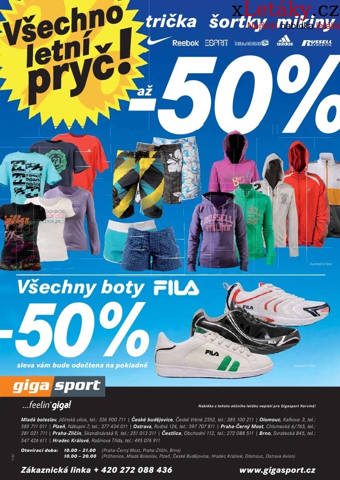 leták Gigasport leták strana 1 leták Gigasport leták strana 1