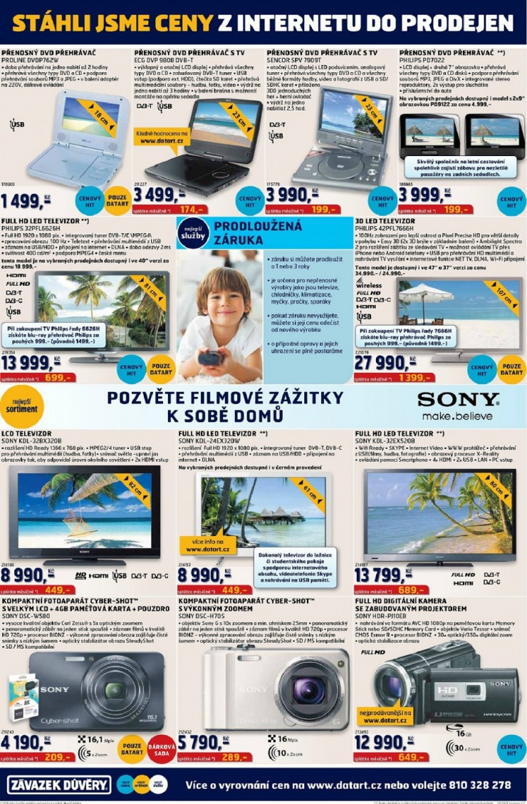 leták Datart strana 1 leták Datart strana 1