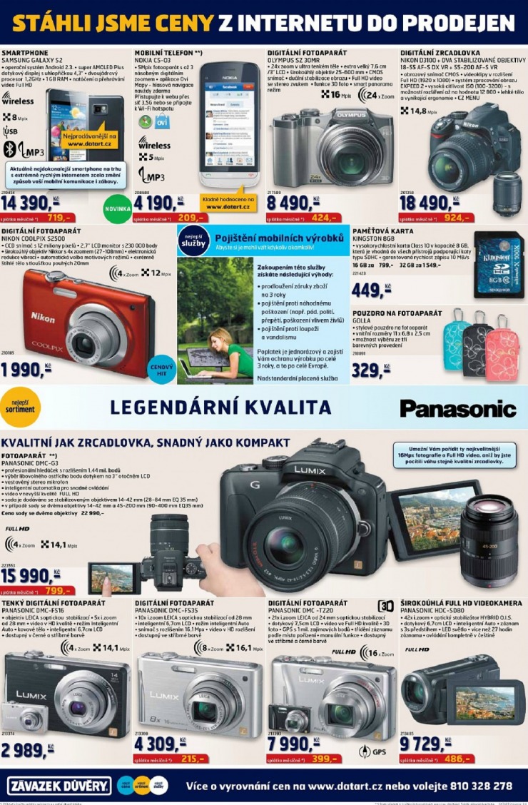 leták Datart strana 1 leták Datart strana 1