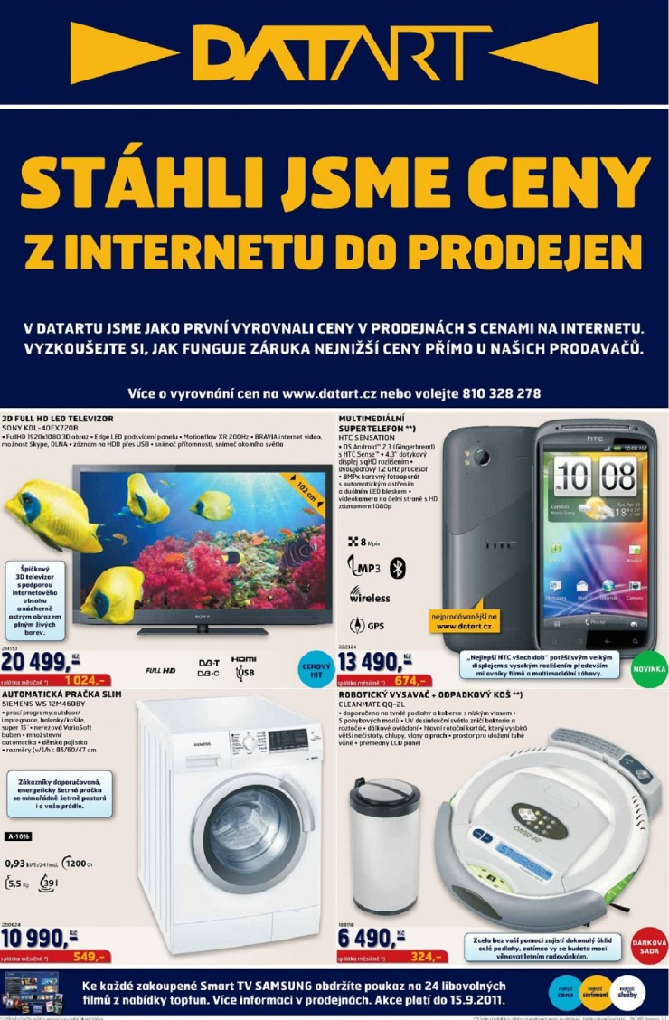 leták Datart strana 1 leták Datart strana 1