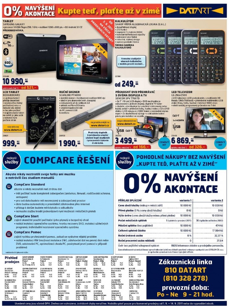 leták Datart strana 1 leták Datart strana 1