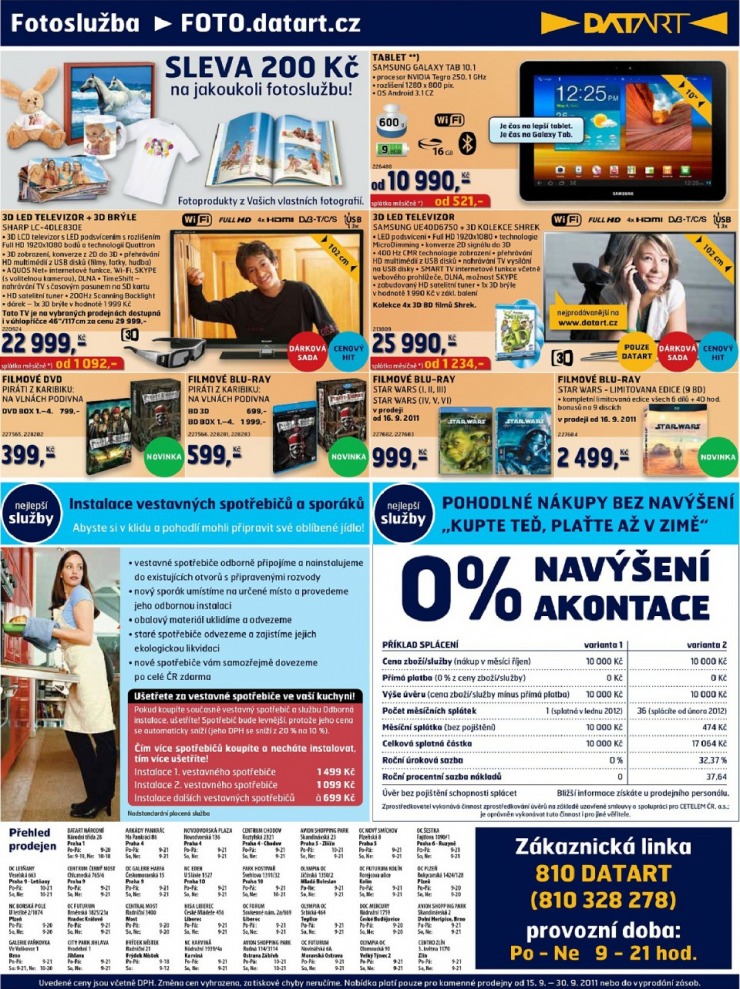 leták Datart strana 1 leták Datart strana 1