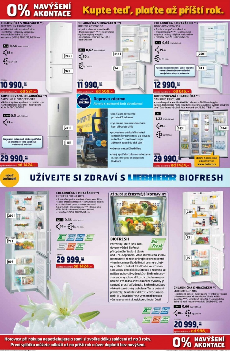 leták Datart strana 1 leták Datart strana 1