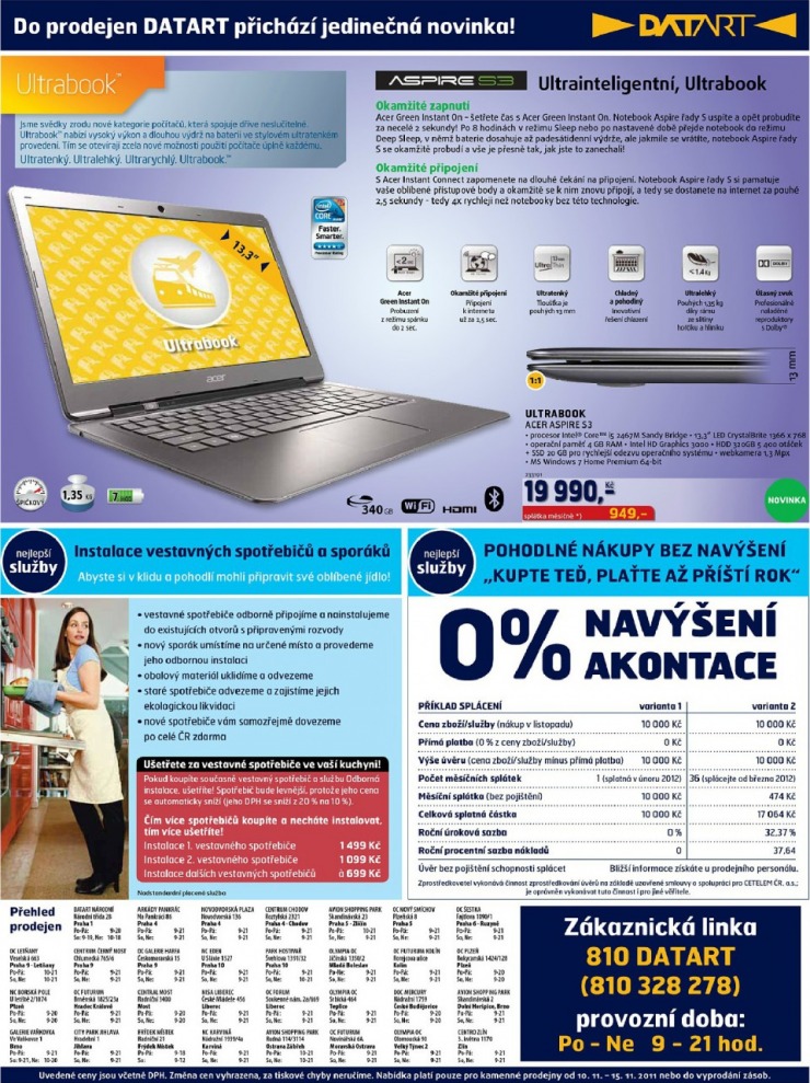 leták Datart strana 1 leták Datart strana 1