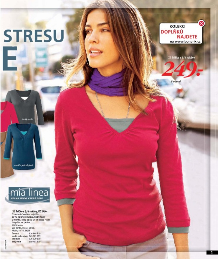 leták Bonprix strana 1 leták Bonprix strana 1