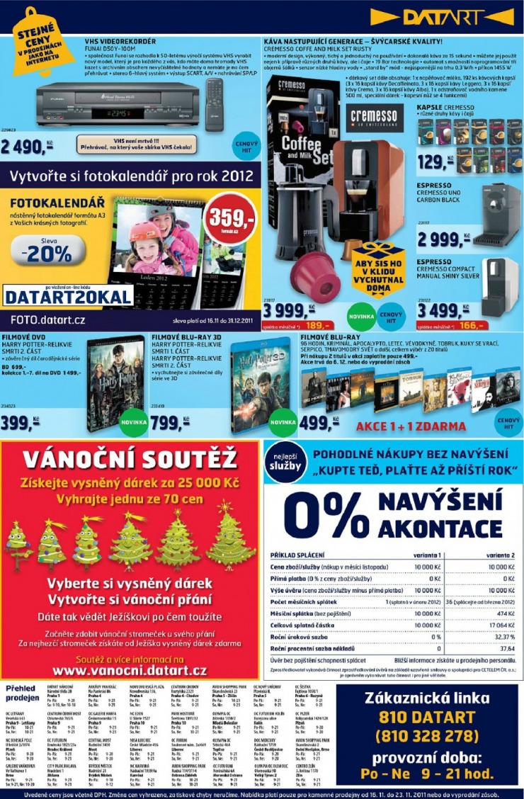 leták Datart strana 1 leták Datart strana 1