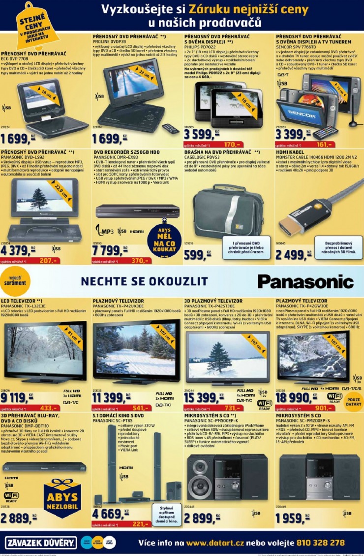 leták Datart strana 1 leták Datart strana 1