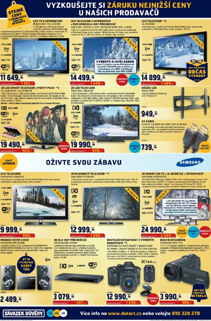 leták Datart strana 1 leták Datart strana 1