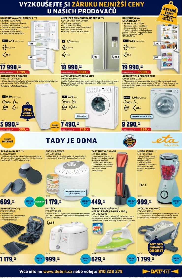 leták Datart strana 1 leták Datart strana 1