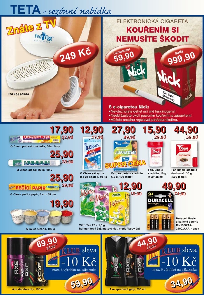 leták TETA drogerie strana 1 leták TETA drogerie strana 1