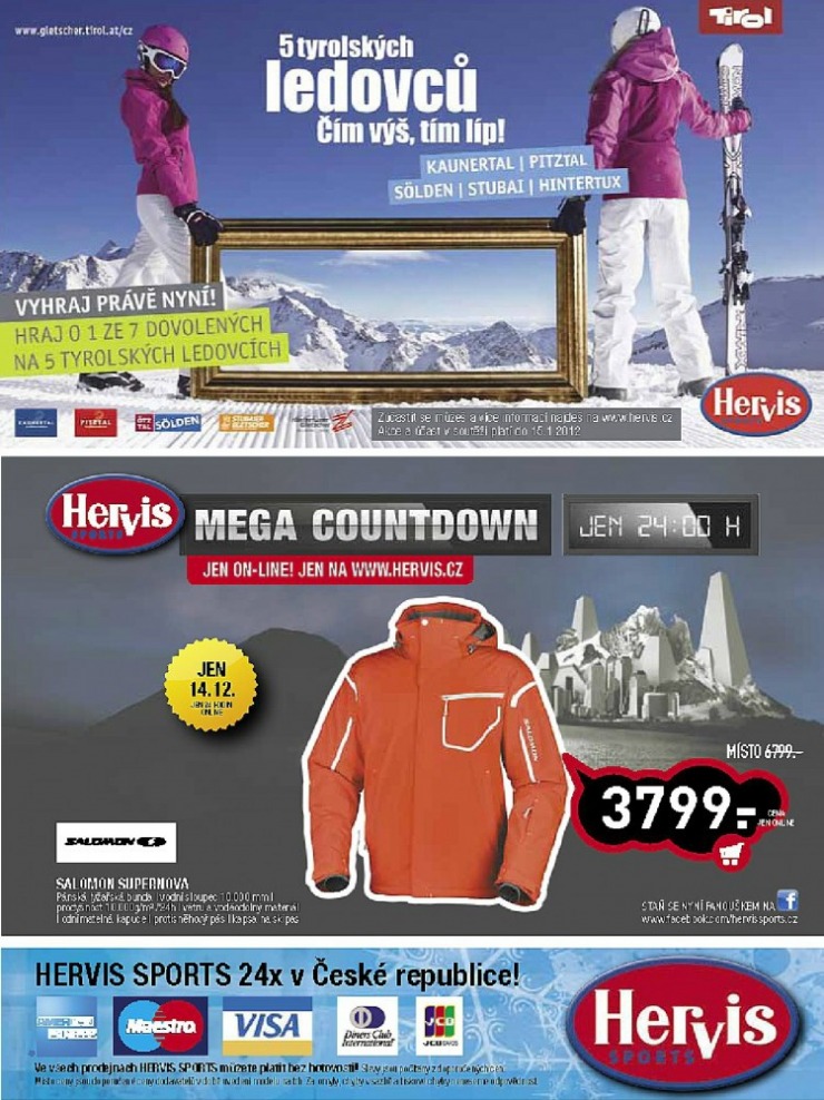 leták Hervis strana 1 leták Hervis strana 1