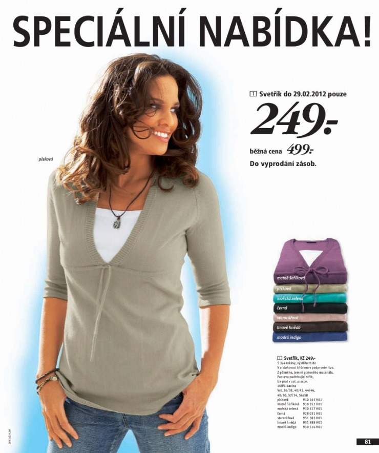 leták Bonprix strana 1 leták Bonprix strana 1