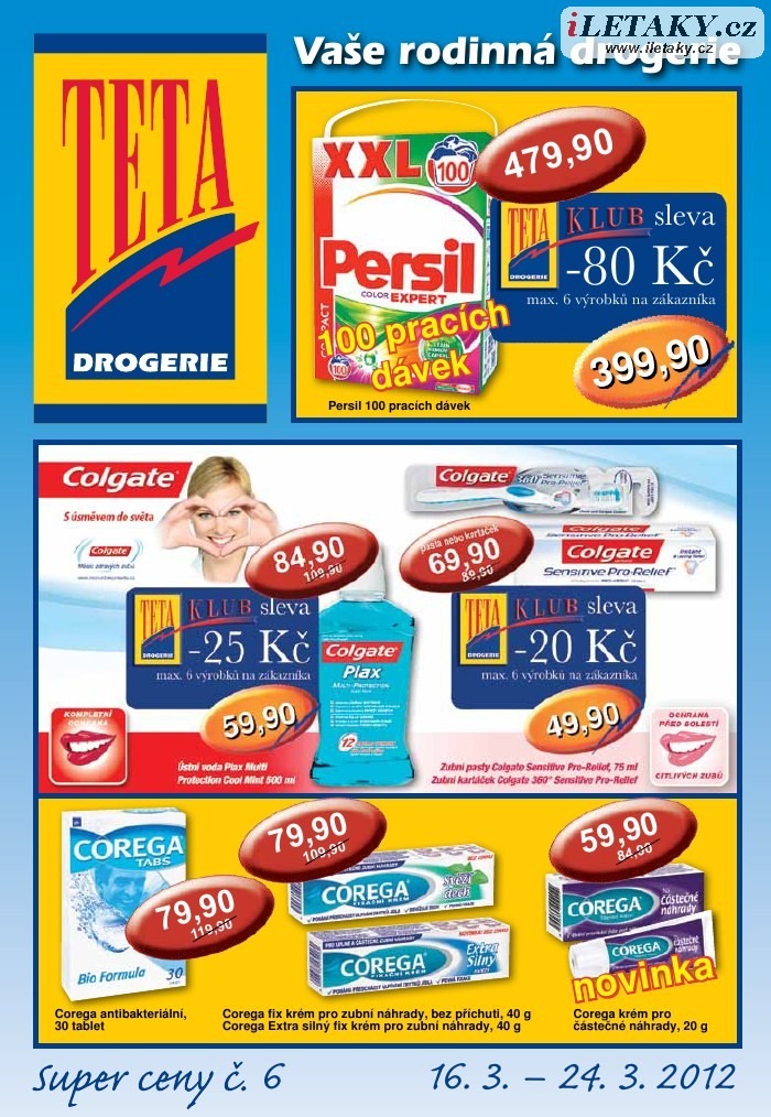 leták TETA drogerie strana 1 leták TETA drogerie strana 1