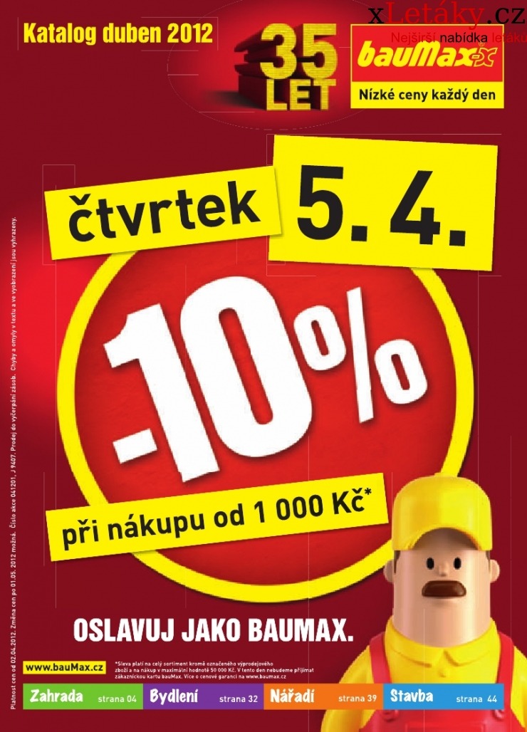 leták Baumax aktuální leták strana 1 leták Baumax aktuální leták strana 1