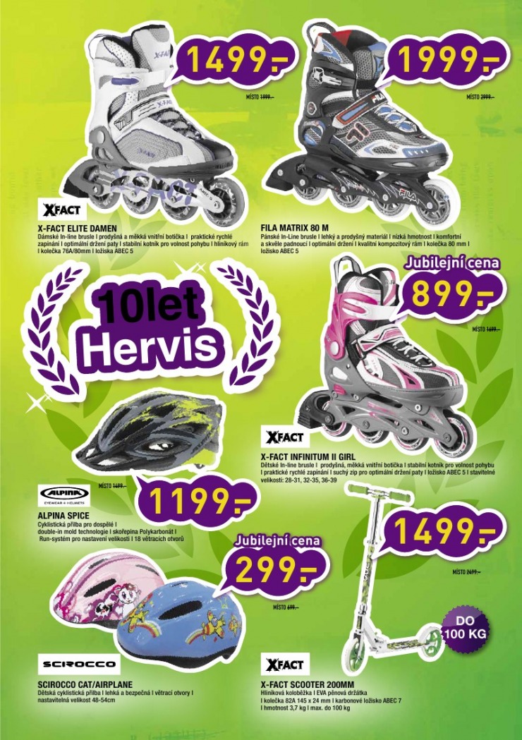 leták Hervis strana 1 leták Hervis strana 1