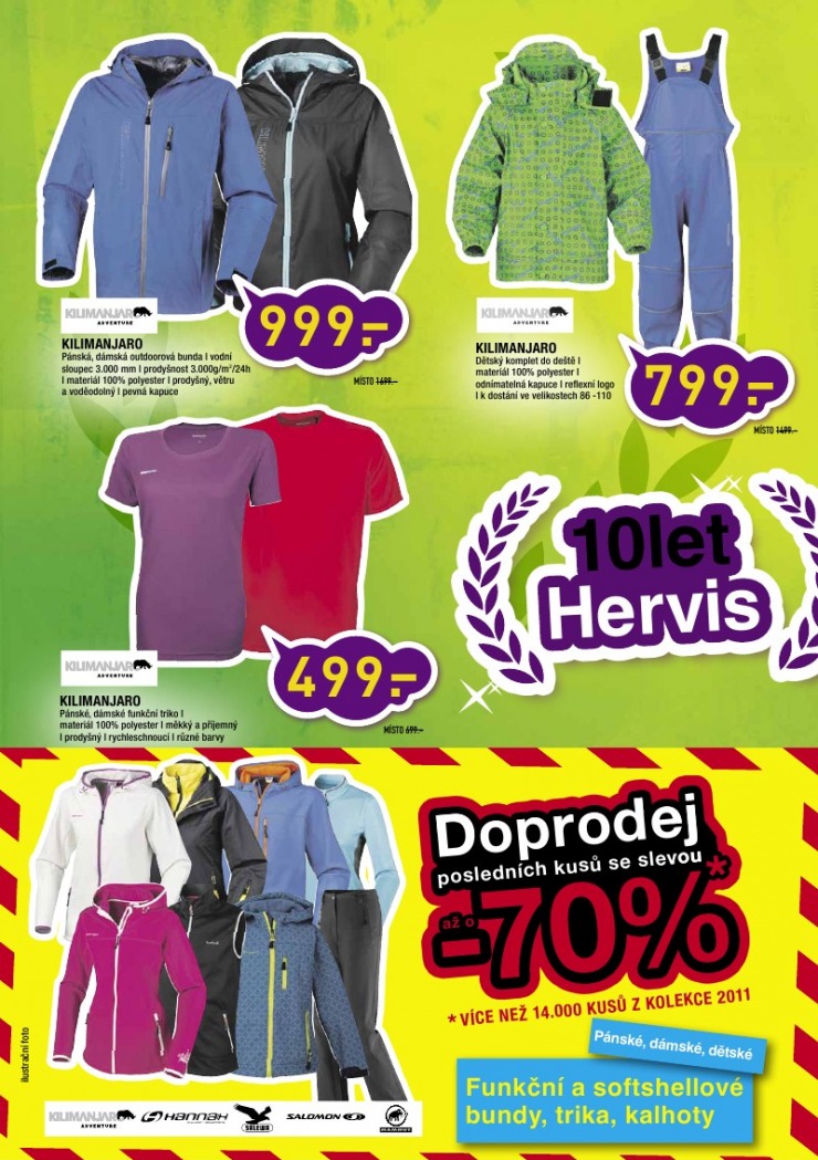 leták Hervis strana 1 leták Hervis strana 1