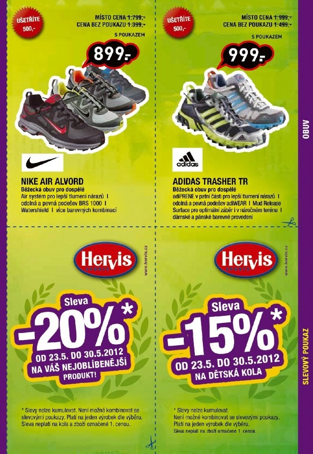 leták Hervis strana 1 leták Hervis strana 1