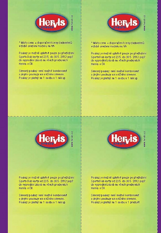 leták Hervis strana 1 leták Hervis strana 1