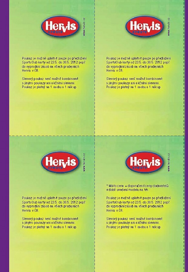 leták Hervis strana 1