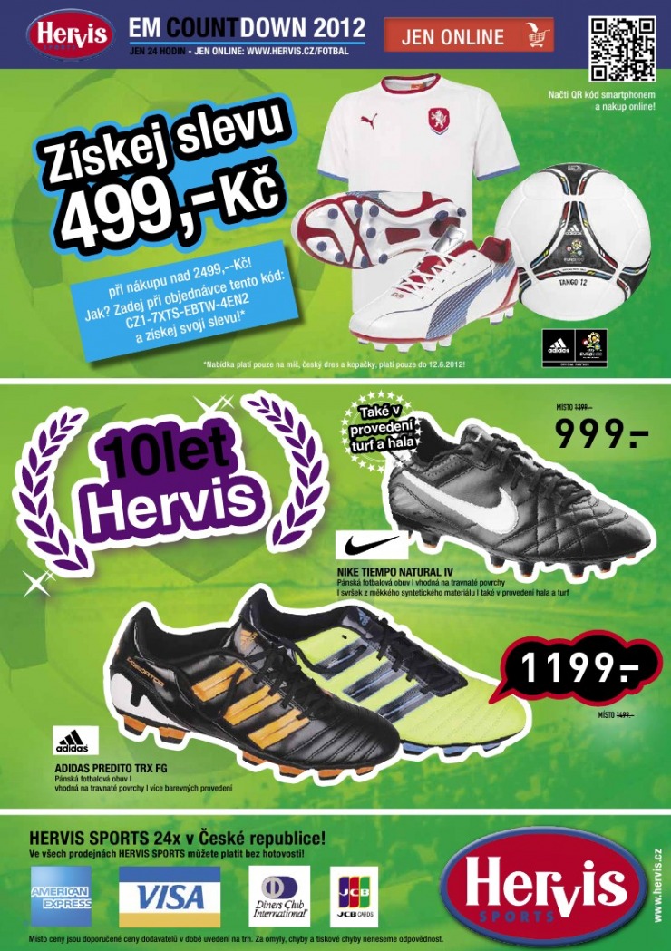 leták Hervis strana 1 leták Hervis strana 1