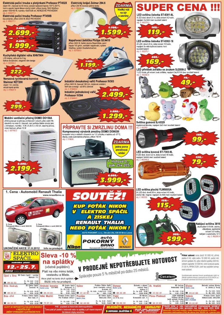 leták Elektro Spáčil strana 1 leták Elektro Spáčil strana 1