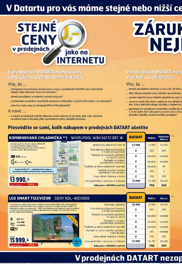 leták Datart strana 1 leták Datart strana 1