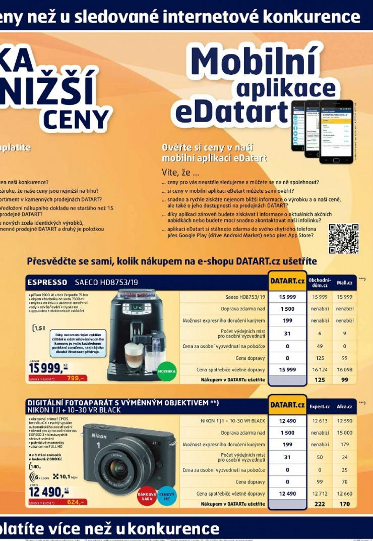 leták Datart strana 1 leták Datart strana 1