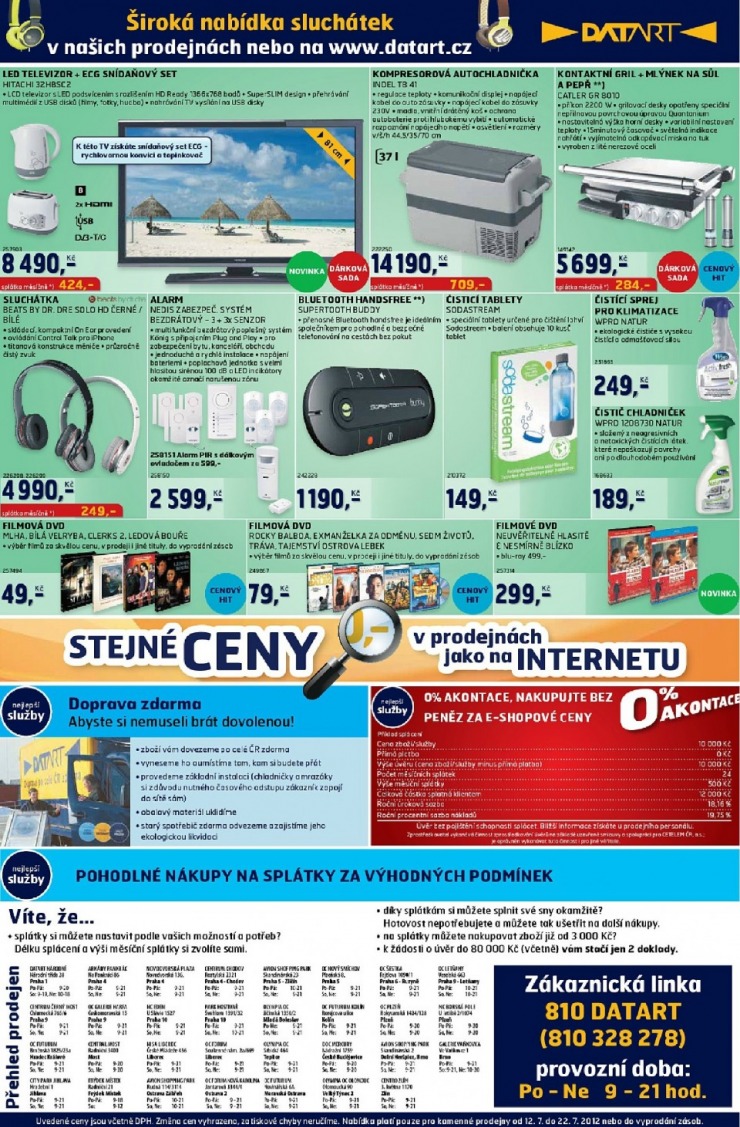 leták Datart strana 1 leták Datart strana 1
