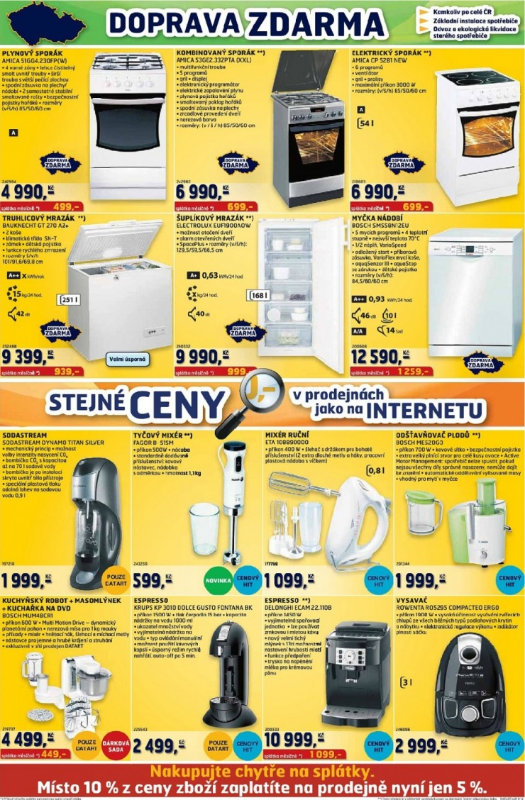 leták Datart strana 1 leták Datart strana 1