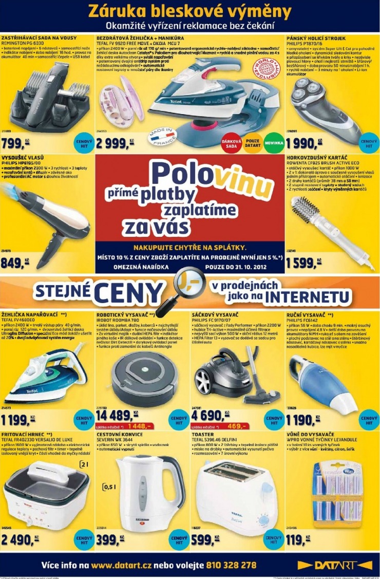 leták Datart strana 1 leták Datart strana 1
