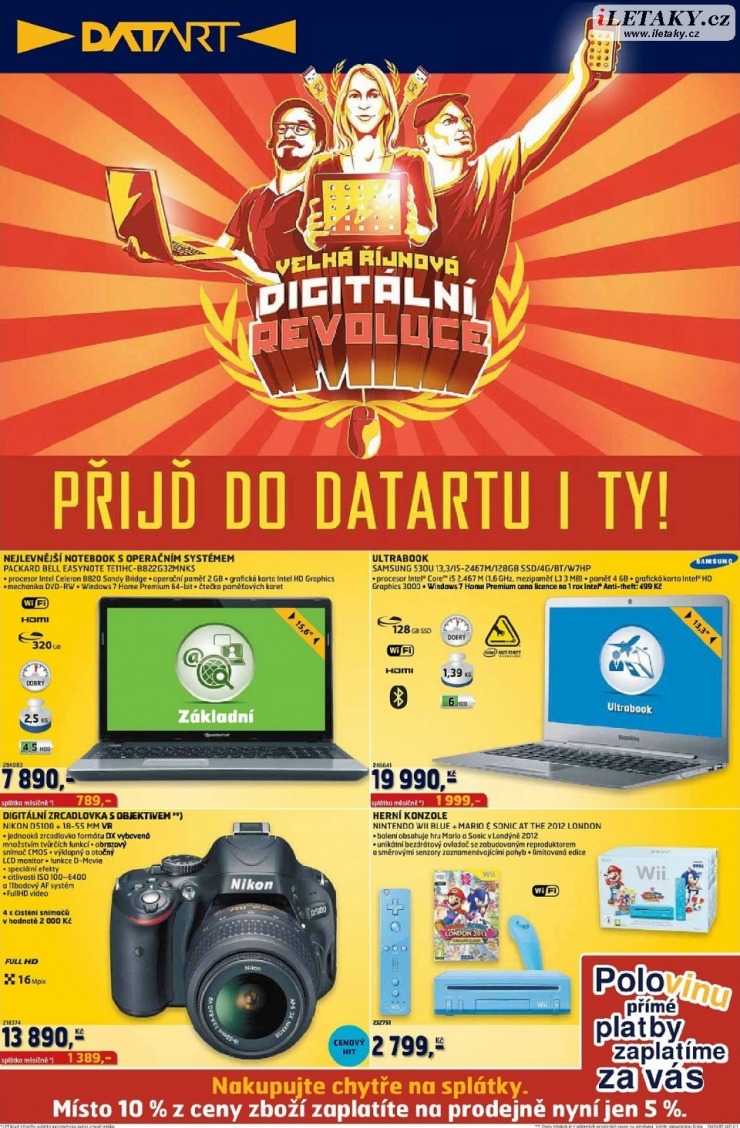 leták Datart strana 1 leták Datart strana 1