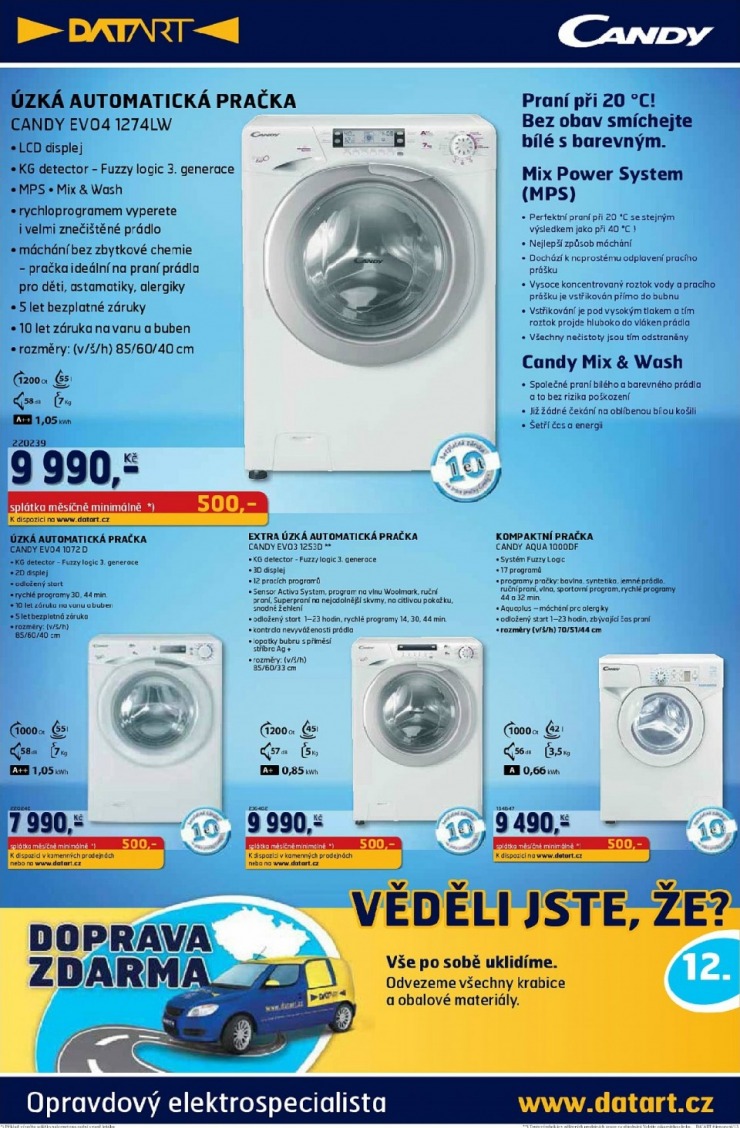 leták Datart strana 1 leták Datart strana 1