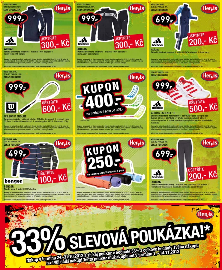 leták Hervis strana 1 leták Hervis strana 1