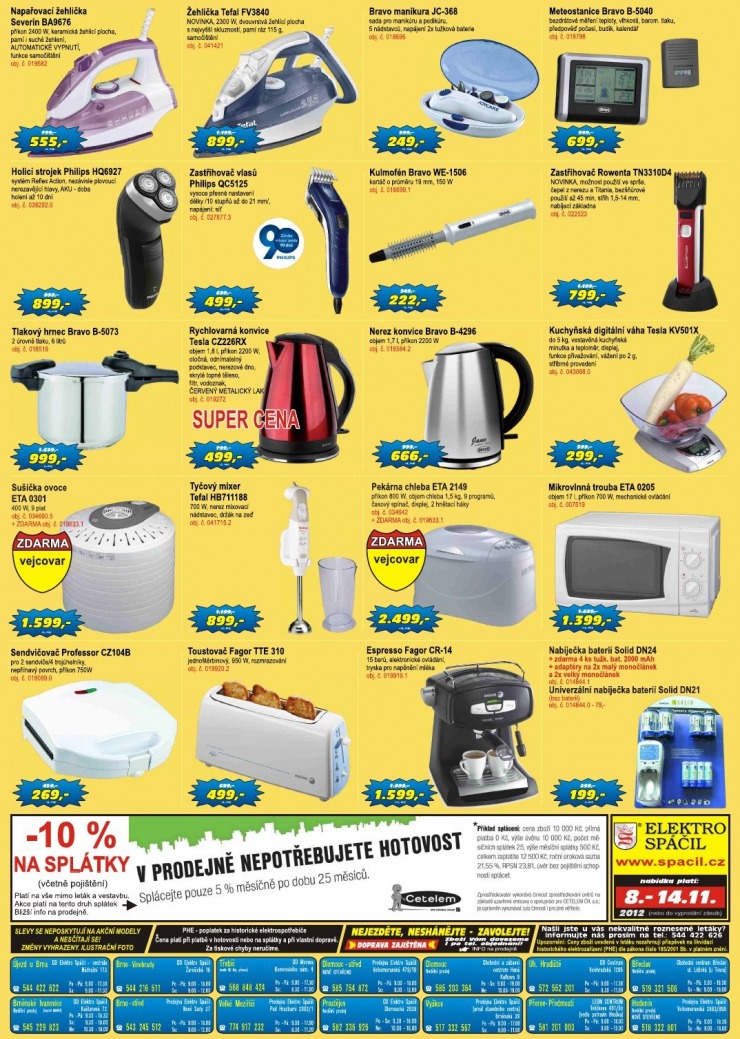 leták Elektro Spáčil strana 1 leták Elektro Spáčil strana 1