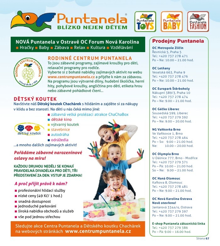 leták Puntanela strana 1 leták Puntanela strana 1