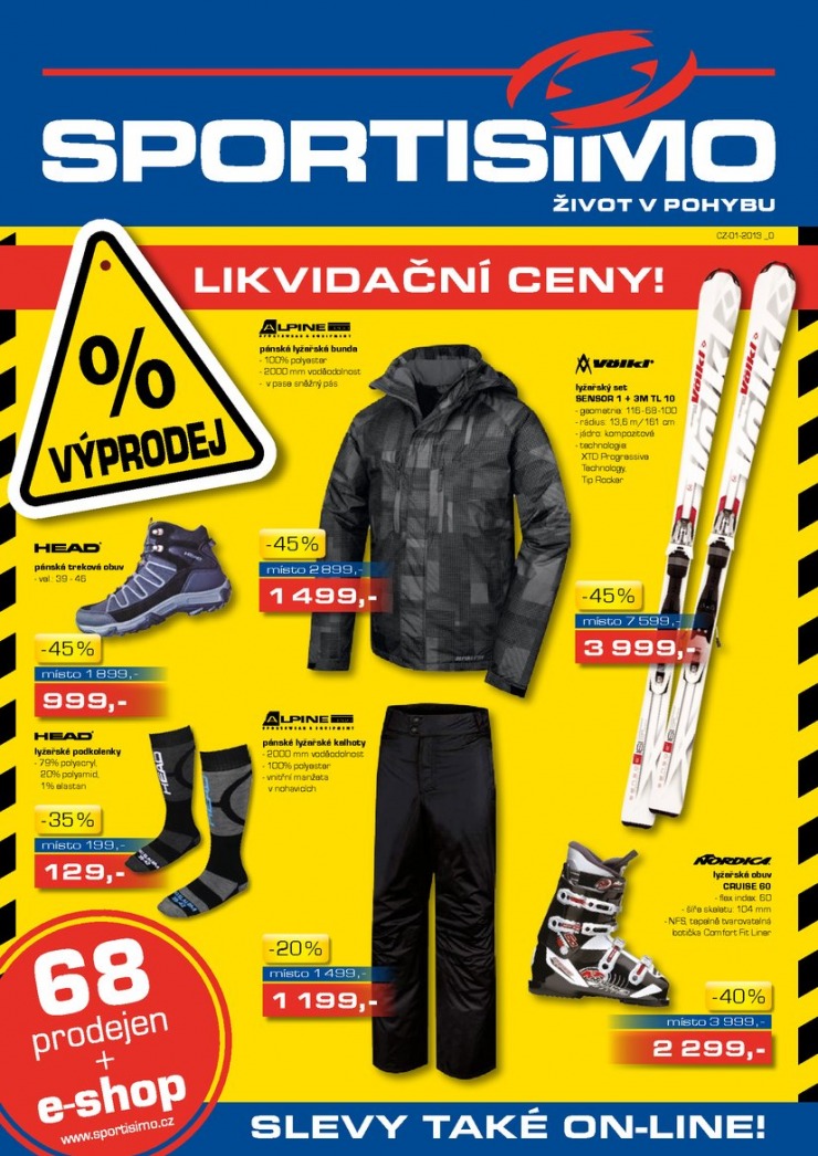 leták Sportisimo Aktuální leták od 10.1.2013 strana 1 leták Sportisimo Aktuální leták od 10.1.2013 strana 1