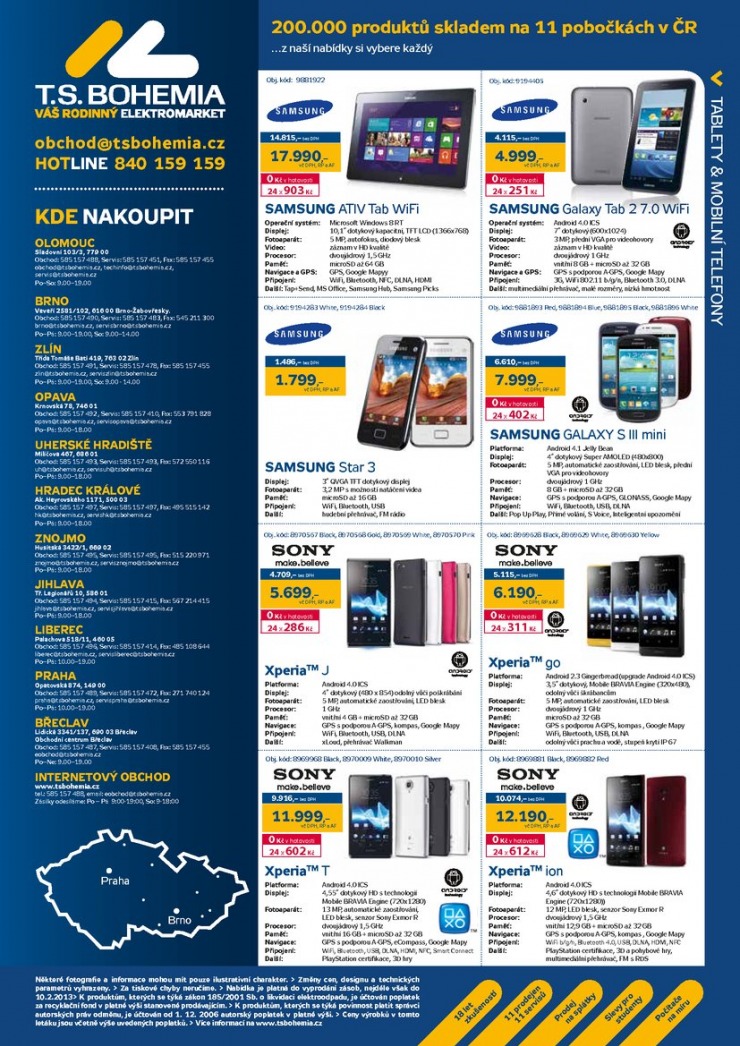 leták T.S. Bohemia Virtuální katalog od 21.1.2013 strana 1 leták T.S. Bohemia Virtuální katalog od 21.1.2013 strana 1
